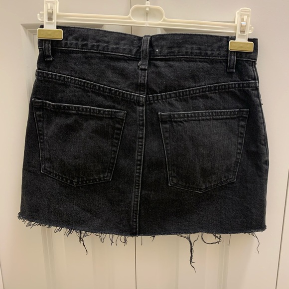 TNA (Aritzia) Black denim skirt - Picture 2 of 3